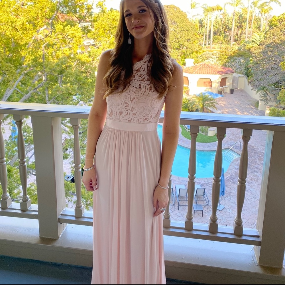 Blush Adrianna Papell Dress